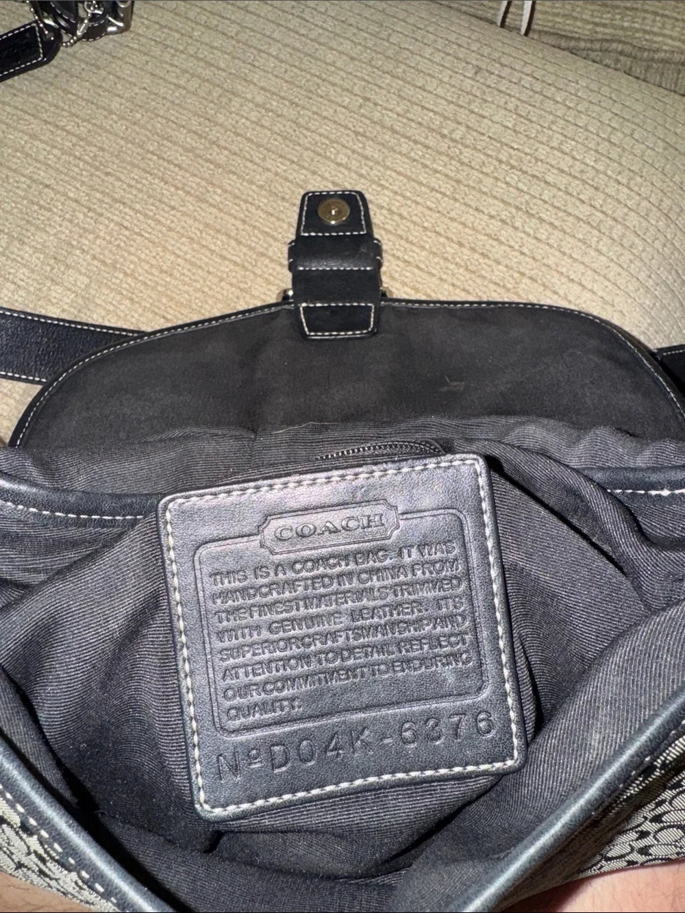 Coach Vintage Solo Signature Jacquard Cross Body